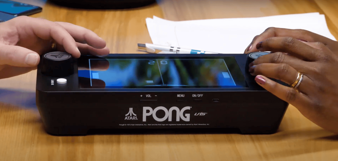 Atari bounces back with portable mini Pong table