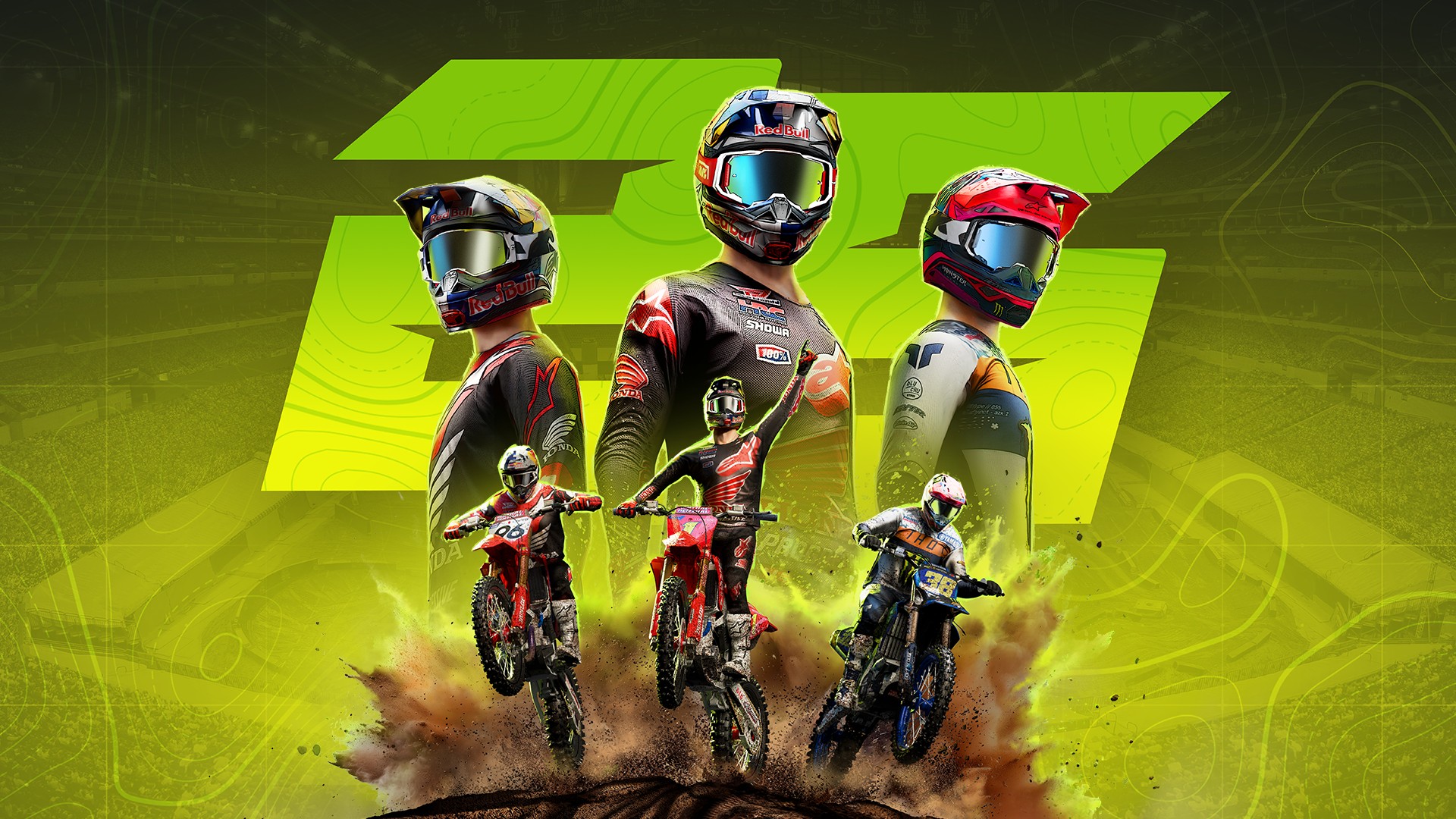Monster Energy Supercross 25 - The Official Video Game Key Art
